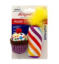 Load image into Gallery viewer, Cat 2PK Mewow Cupcake and candle