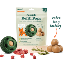 Load image into Gallery viewer, Pupsicle Refill Pop: PB & Beef