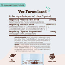 Load image into Gallery viewer, Gut Health and Digestion Dog Probiotics