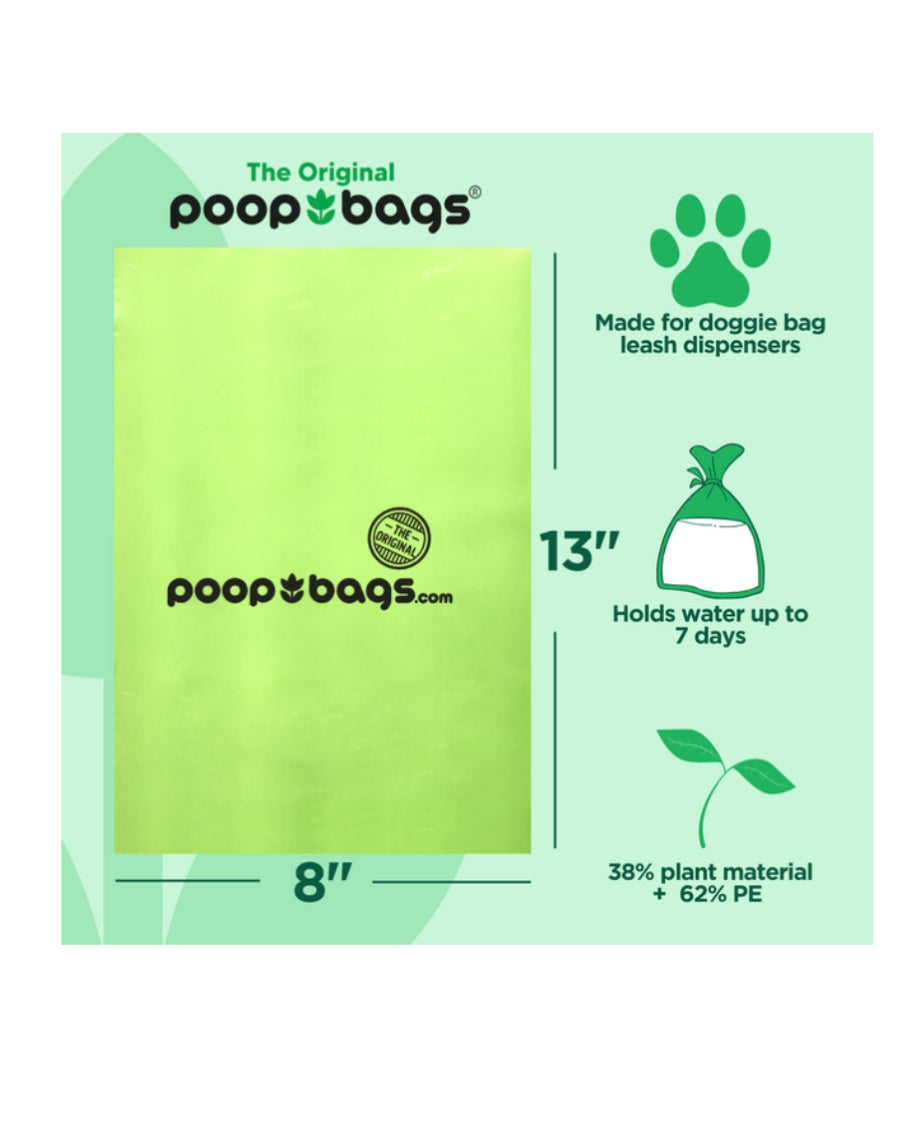 The Original Poop Bags 1200 Doggy Bags in bulk rolls River Dog Bakery