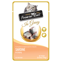 Load image into Gallery viewer, Fussie Cat Dinner In Gravy Pouches