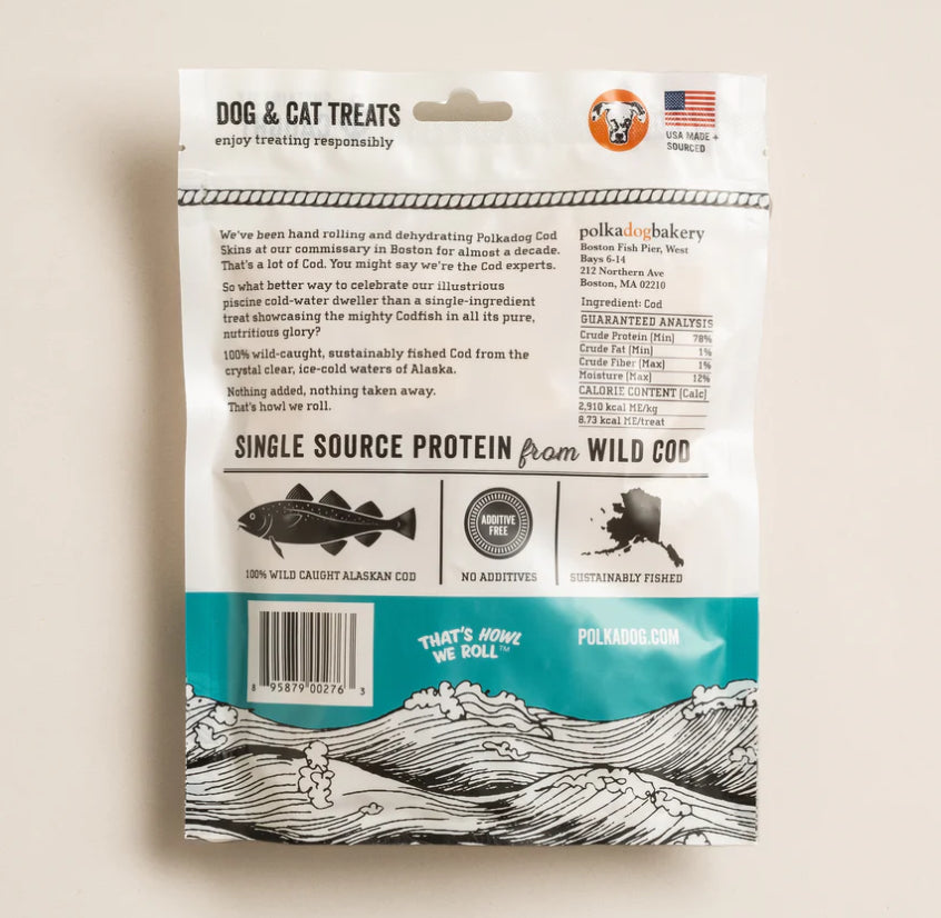 Polkadog Cod Chips River Dog Bakery