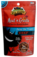 Load image into Gallery viewer, Wild Meadow Meat’n Greets Cat Jerky Treats
