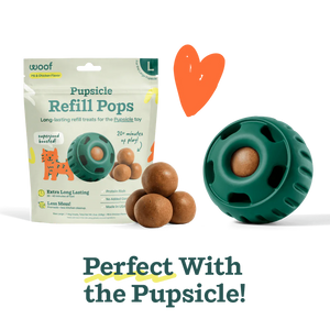 Pupsicle refill pops: PB & Chicken
