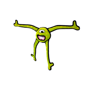 Tuffy’s Ball Alien-Green Legs