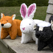 Load image into Gallery viewer, Squooshie Fox Plush Dog Toy
