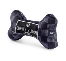 Load image into Gallery viewer, Black Checker Chewy Vuiton Bone
