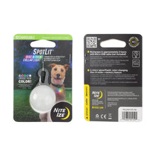 Load image into Gallery viewer, SpotLit Rechargeable Disco-O Tech Collar Light Small
