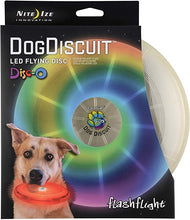 Load image into Gallery viewer, Flashingflight Dog Discuit LED Flying Disc-O
